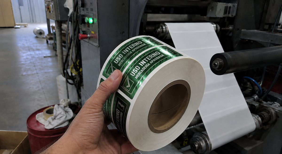 Rollos de etiquetas autoadhesivas ETIGLOBAL